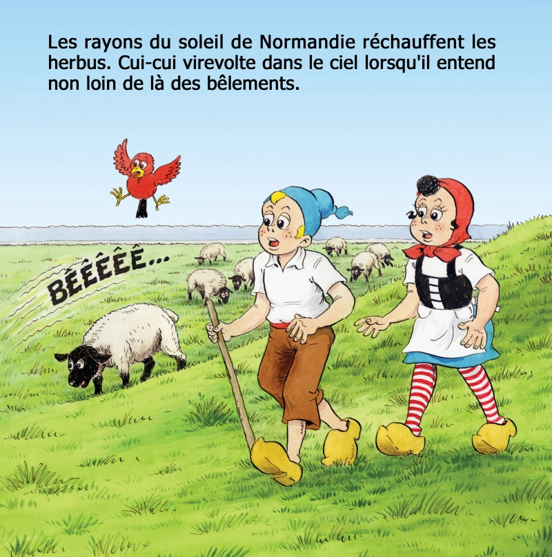 Les personnages de sylvain et sylvette