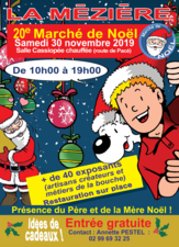 Affiche Marché de Noël la Mézière 2019 48