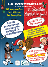 Affiche Marché de Noël La Fontenelle 2019 49