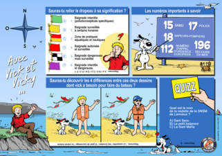Page pour le Calendrier SNSM Lancieux 2023 73