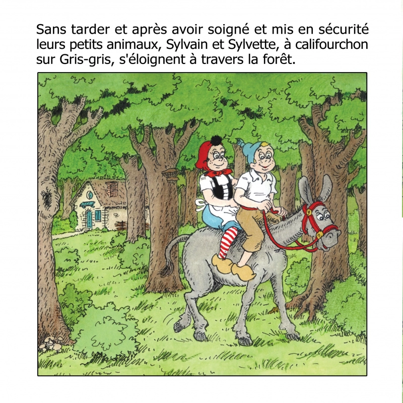Sylvain et Sylvette - Plv Carton Double Face Le Lombard - Sylvain