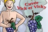 Le "Domaine du Vivier" en Touraine vient de créer une cuvée spéciale Vick et Vicky... 71