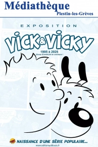 EXPOSITION à la médiathèque et FESTIVITéS au 28e salon du livre Saloñs al levrioù de plestin-les-grèves de Vick et Vicky -(22) 25