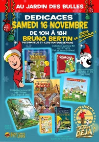 RENCONTRES / DEDICACES à la librairie AU JARDIN DES BULLES - VANNES (56) 8
